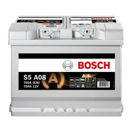 Bosch 12V 70Ah S5 A08 760A (En) AGM Start&Stop Akü