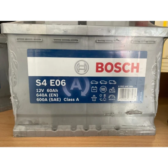 Bosch 60 Amper Bosch Akü Efb Start Stop Akü S4 E06