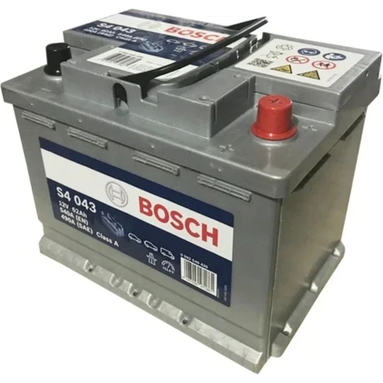 Bosch Akü 12 V 62 Ah (Amper) 